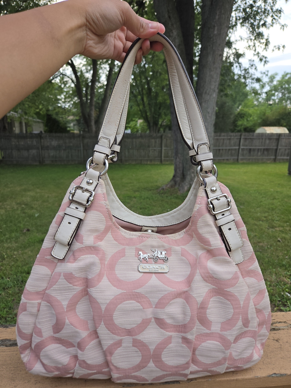 Coach Y2K Maggie Optic C Pink Bag #17020